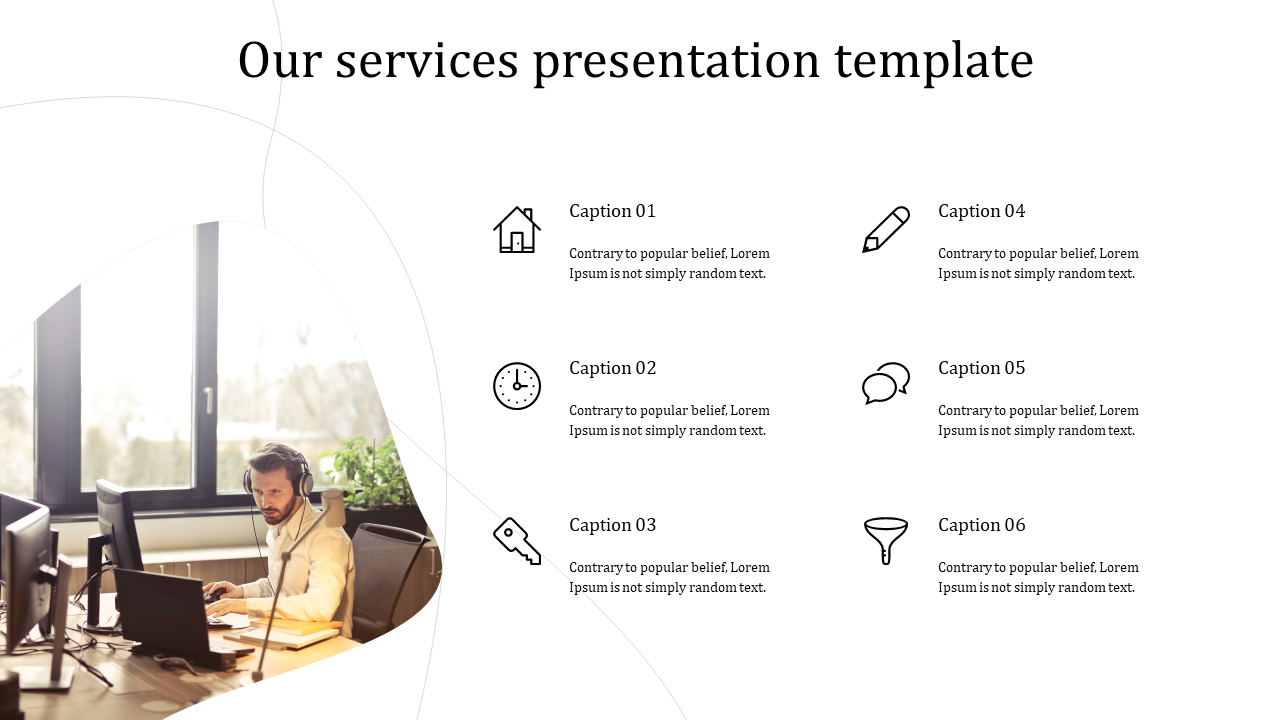 Our services presentation template